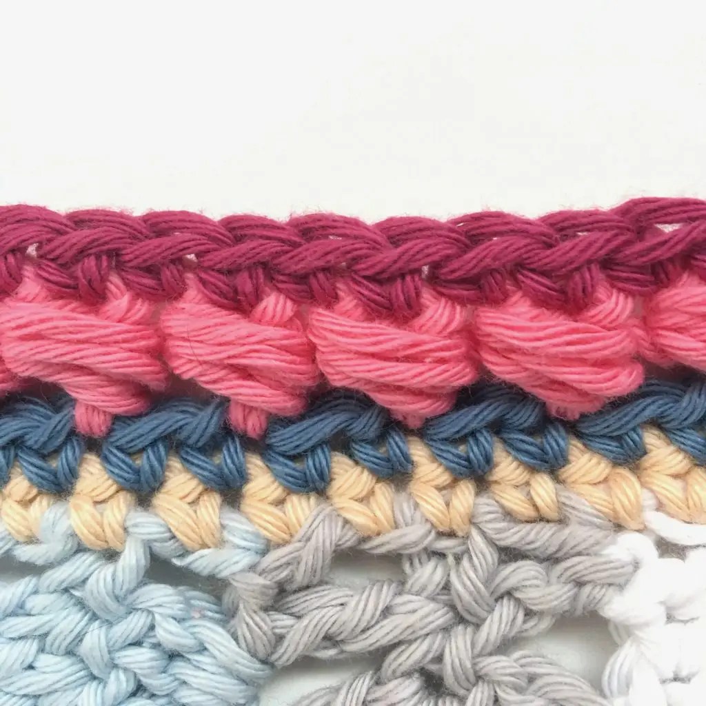 Puff Edge Border Crochet Stitch Tutorial Nana's Crafty Home