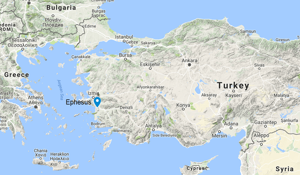 Ephesus Türkei Karte Ephesus NancyGo Seeing History