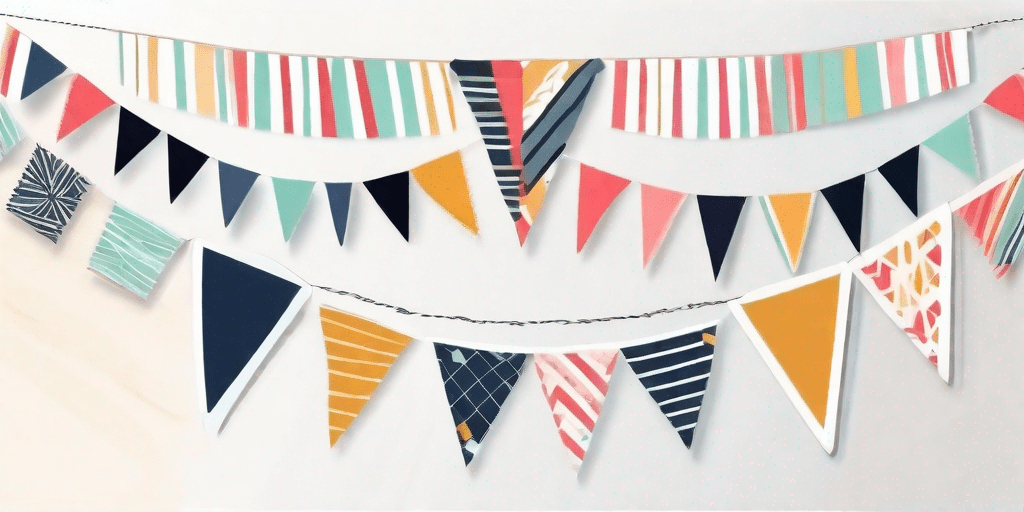 Personalized Pennant Perfection Monogrammed Fabric Garlands Nancy's