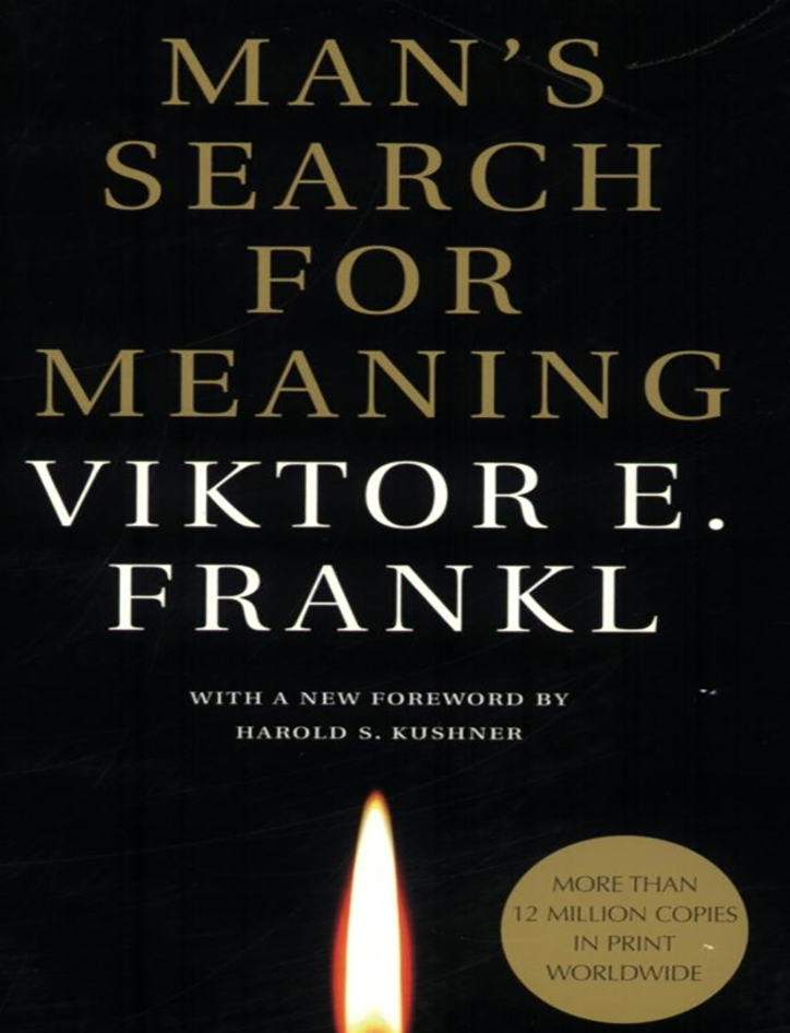 'Man's Search For Meaning' Rod Dreher's Diary