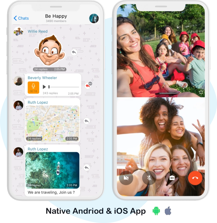 Create an Instant Messaging App nandbox App Builder