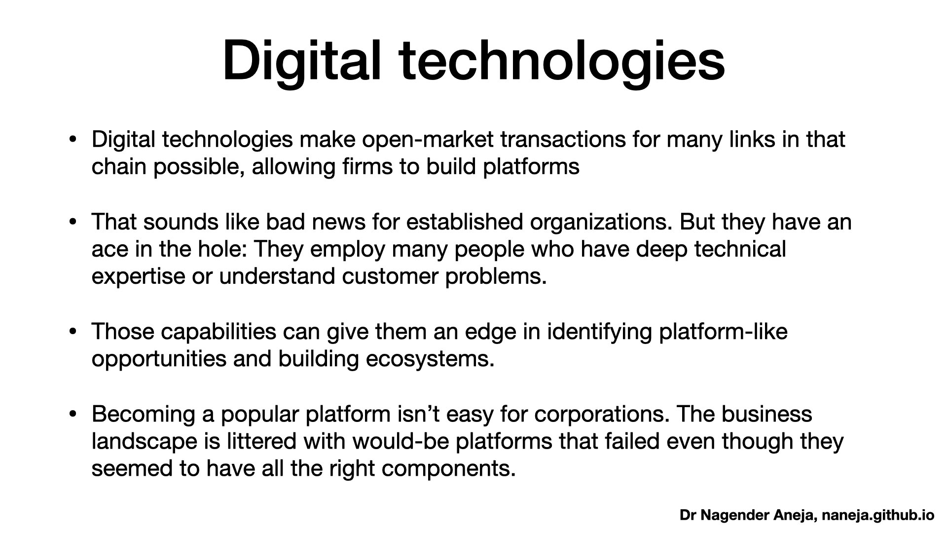Digital Transformation Dr Nagender Aneja