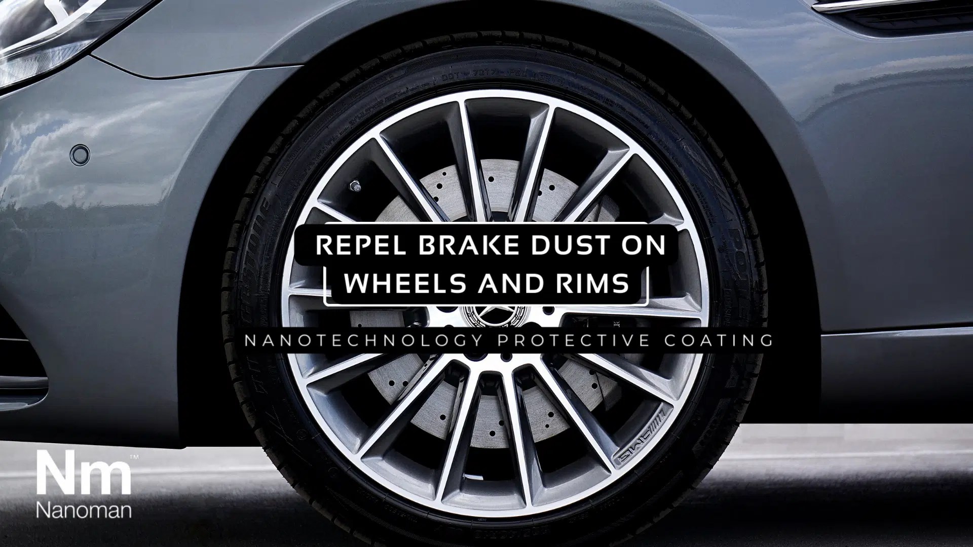 Brake dust repellent & easy clean protective nano polish for wheels