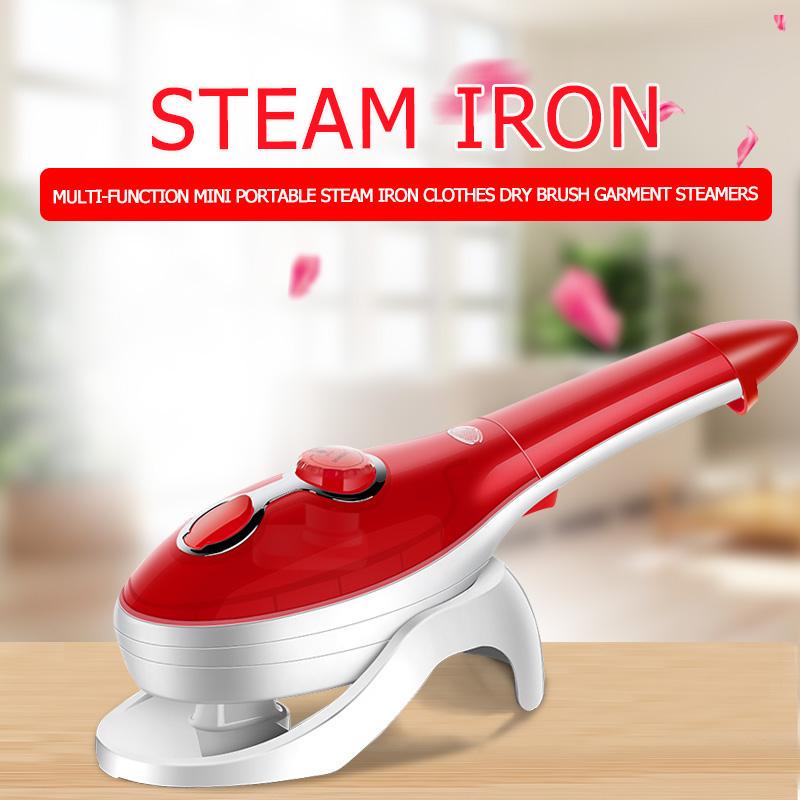 Mini Portable Steam Iron Handheld Household Garment Iron, 1 Piece, Dark