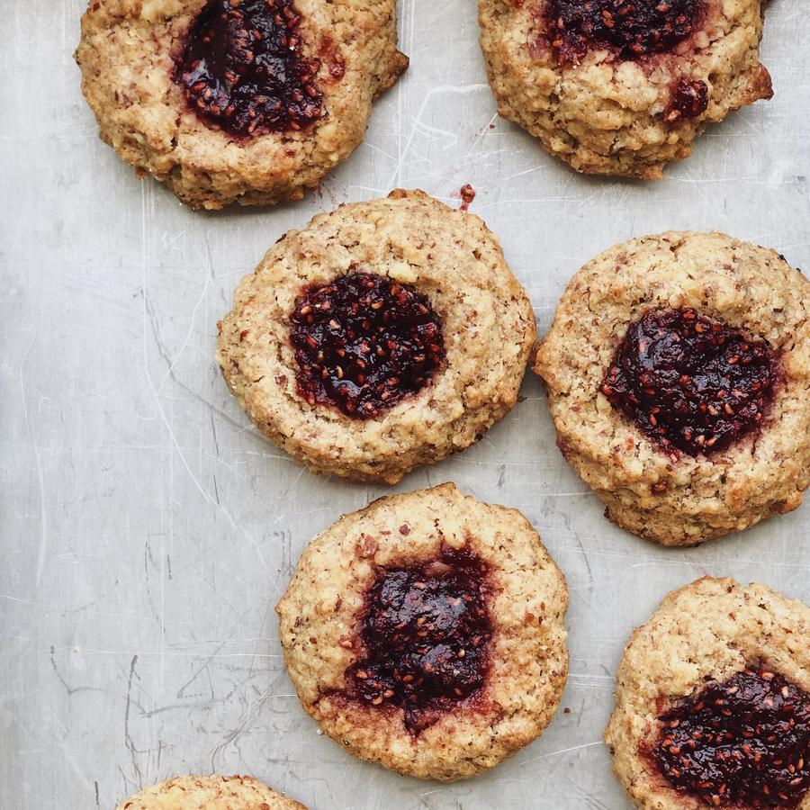 Hazelnut Jam biscuits עוגיות ריבה ואגוזים Naomi Deli
