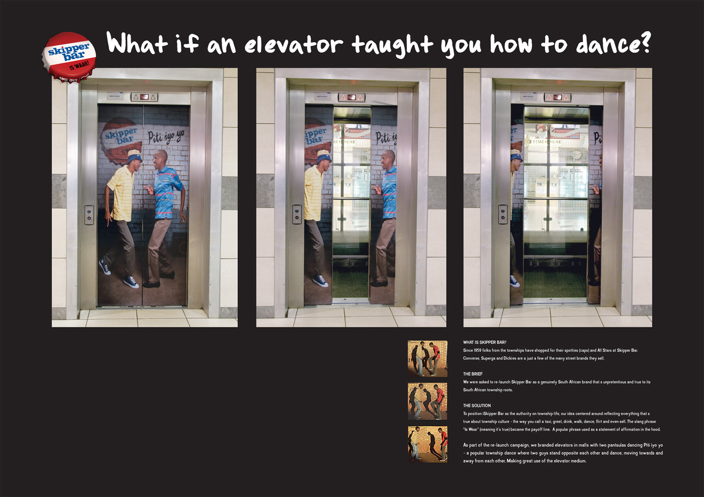 Skipper Bar Ambient Advert By TBWA Lift Ads of the World™