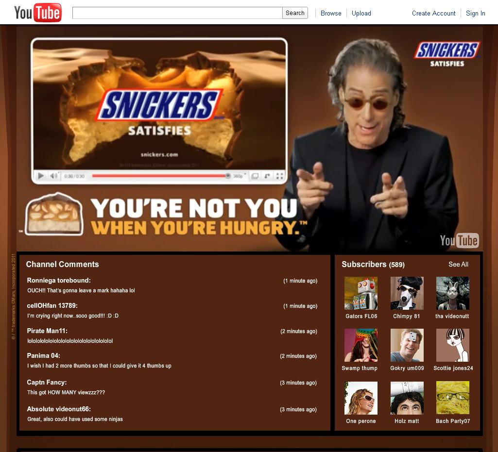 Snickers Digital Advert By BBDO You’re not you when you're hungry on