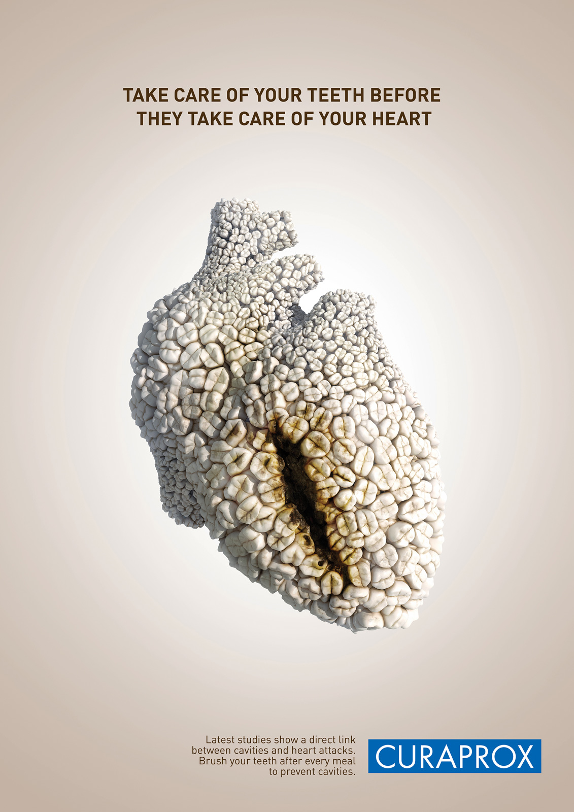 Curaprox Print Advert By Jandl Heart Bite Ads of the World™