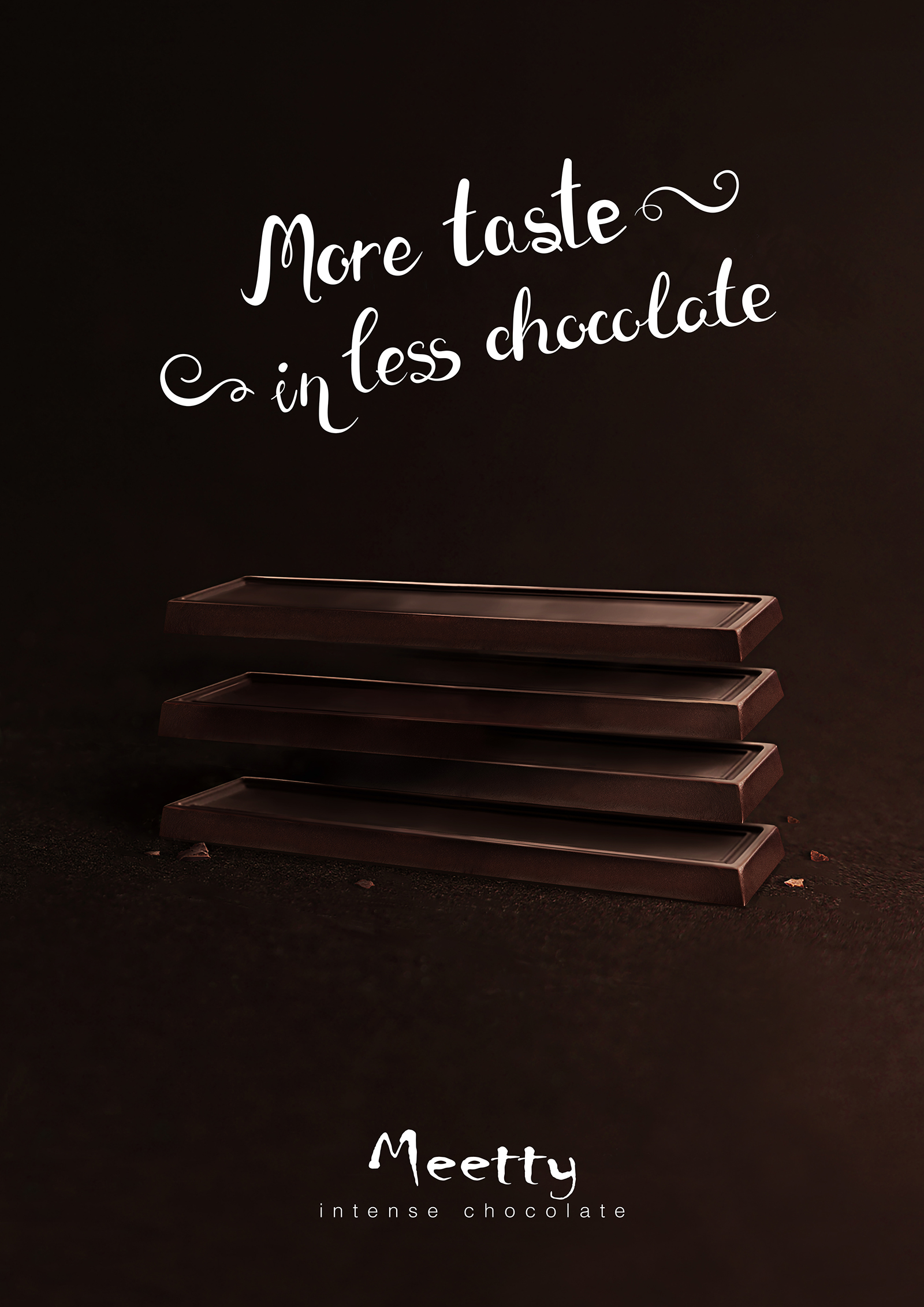 Meetty Print Advert By DDB Intense Chocolate Ads of the World™