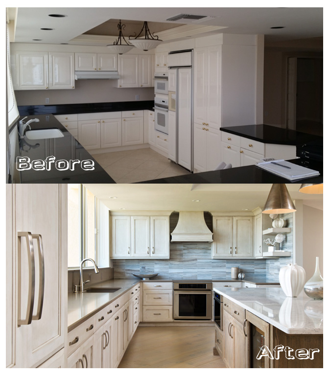 Kitchen Before and After Naples Kitchen & Bath
