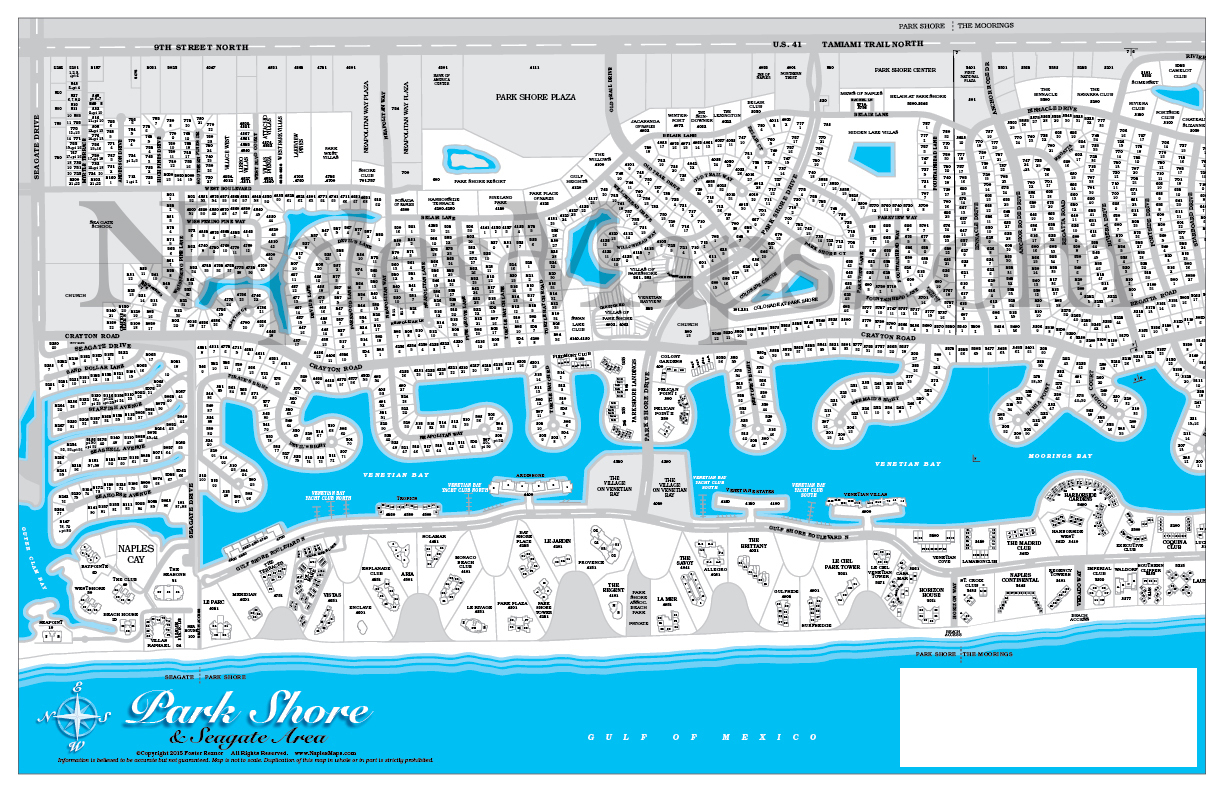 Victoria Park Naples Fl Map