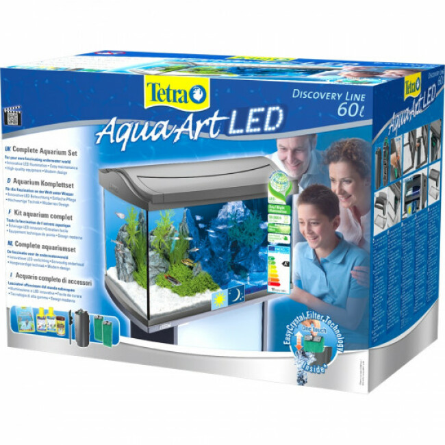 Aquarium avec éclairage LED Tetra AquaArt LED Kit complet