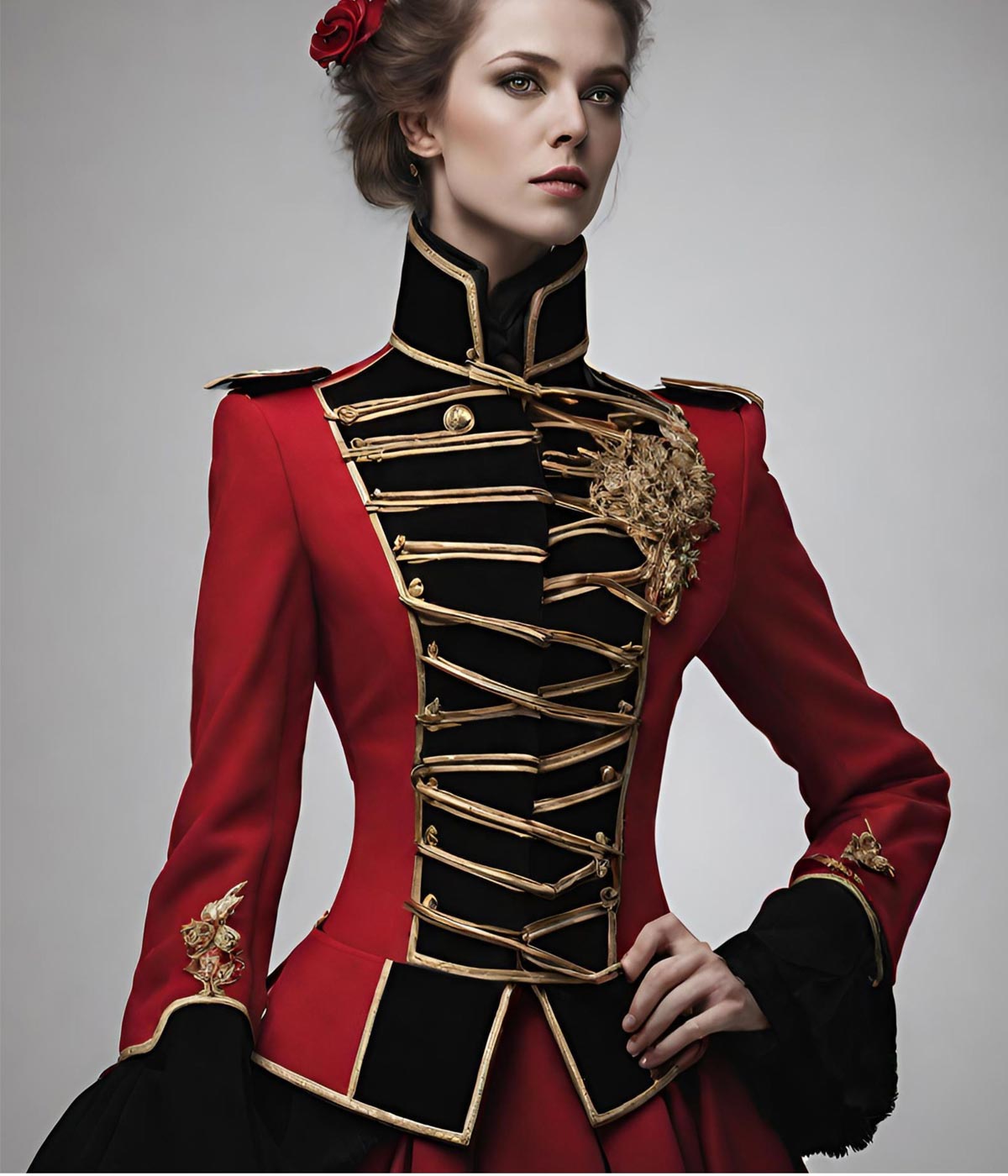 Scarlet Serenade women Hussar Coat