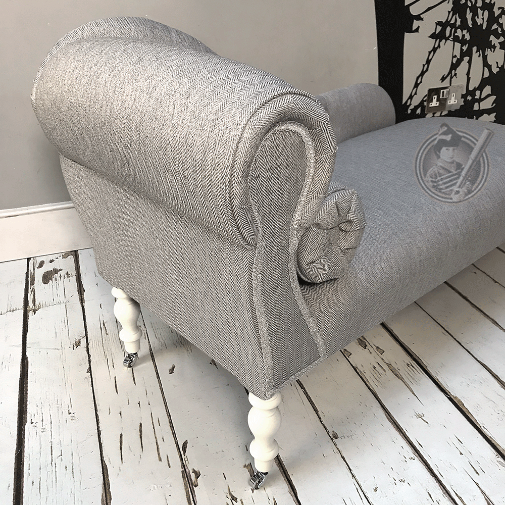 Herringbone Sofa Fabric Baci Living Room