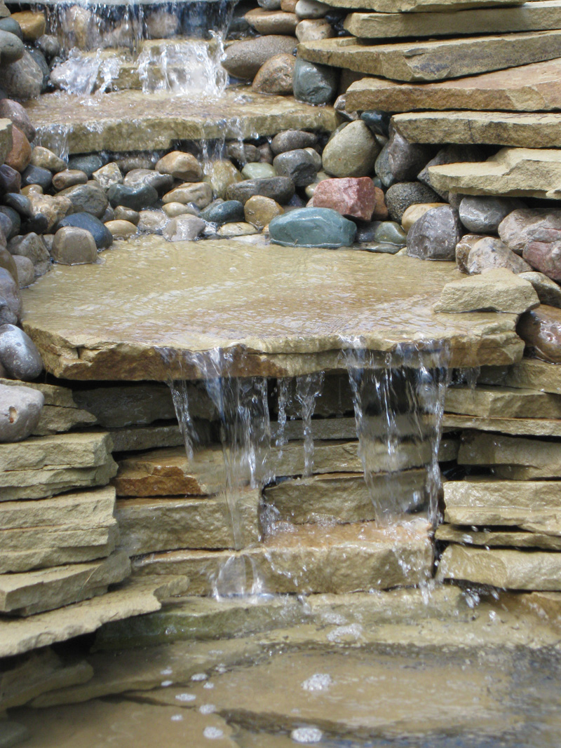 Waterfall stone Use our stone to build your waterfall