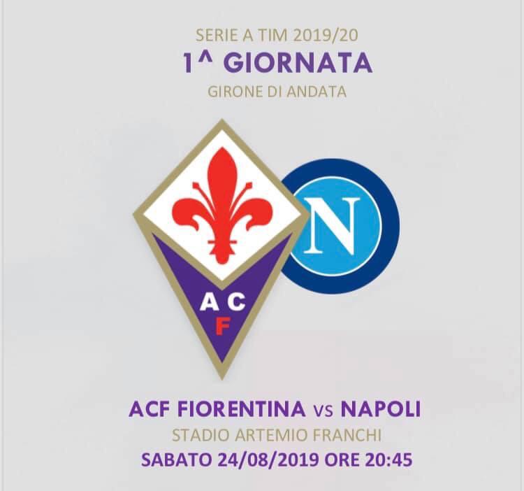 FiorentinaNapoli, biglietti settore Ospiti Napoli Club Isola di Capri