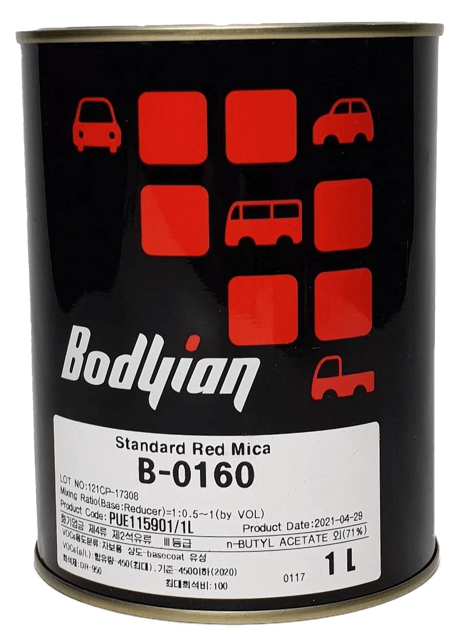 B0160 Standard Red Mica 1ltr Northern Auto Paint Supplies (NAPS)