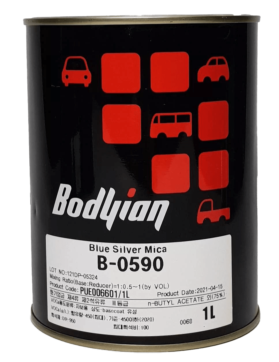 B0590 Blue Silver Mica 1ltr Northern Auto Paint Supplies (NAPS)