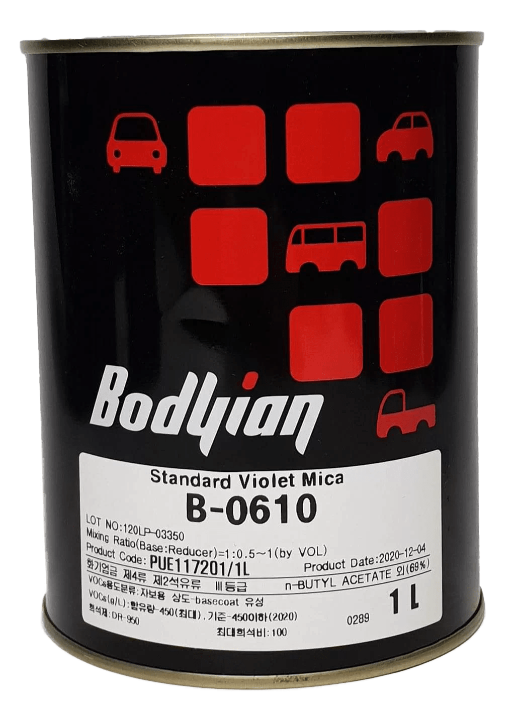 B0610 Standard Violet Mica 1ltr Northern Auto Paint Supplies (NAPS)