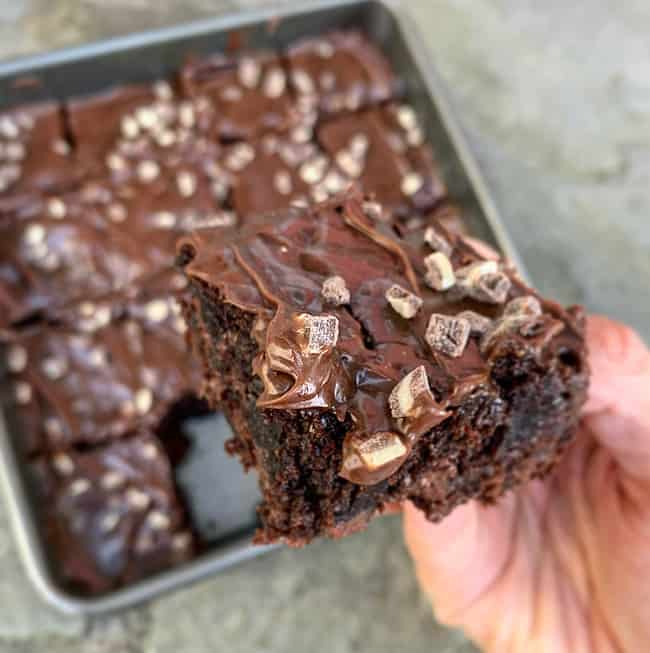 Andes Brownies (using boxed mix) Naptime Kitchen