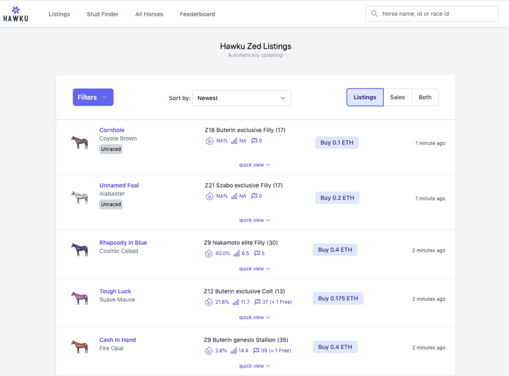 Guide to Buying a Great Zed Run Starter Horse Naptown Stables Home