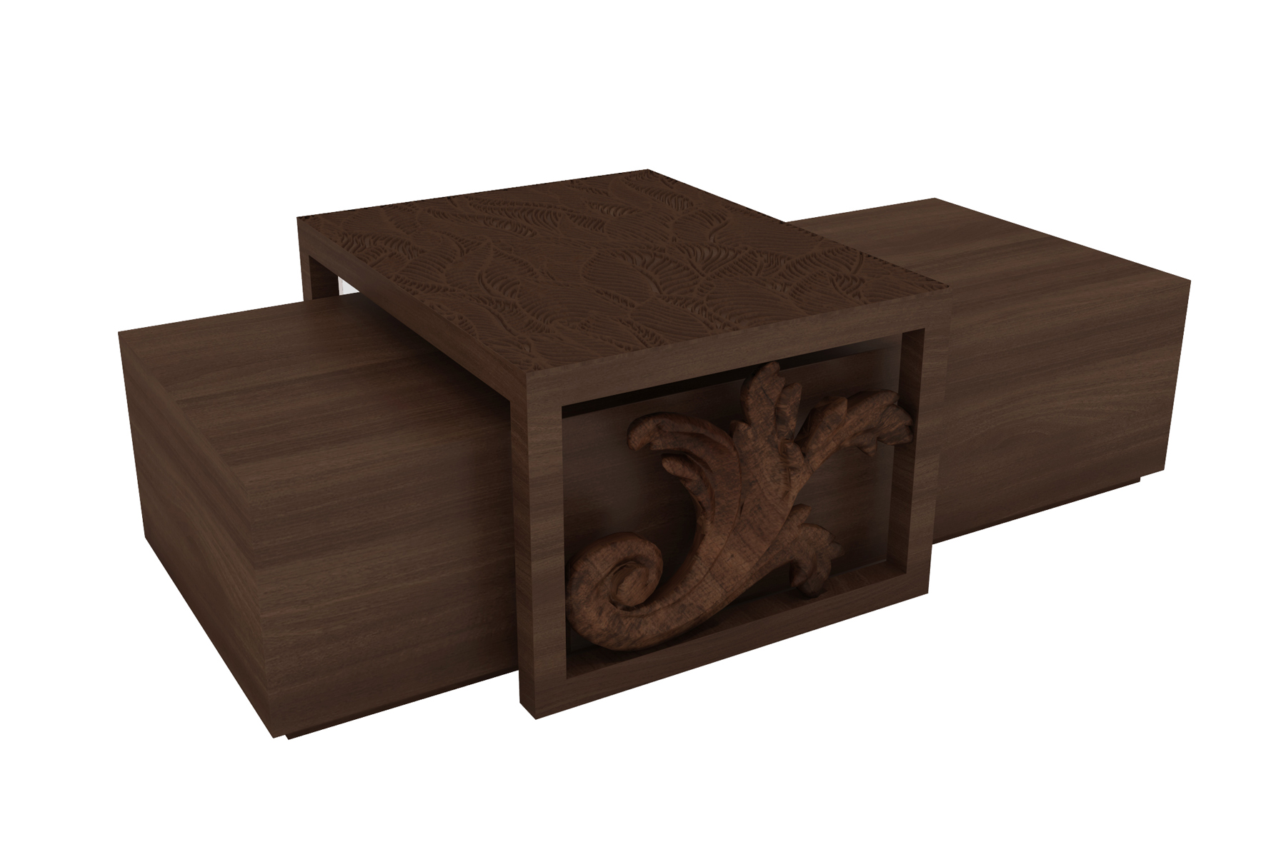 SLIDE COFFEE TABLE naqaashi