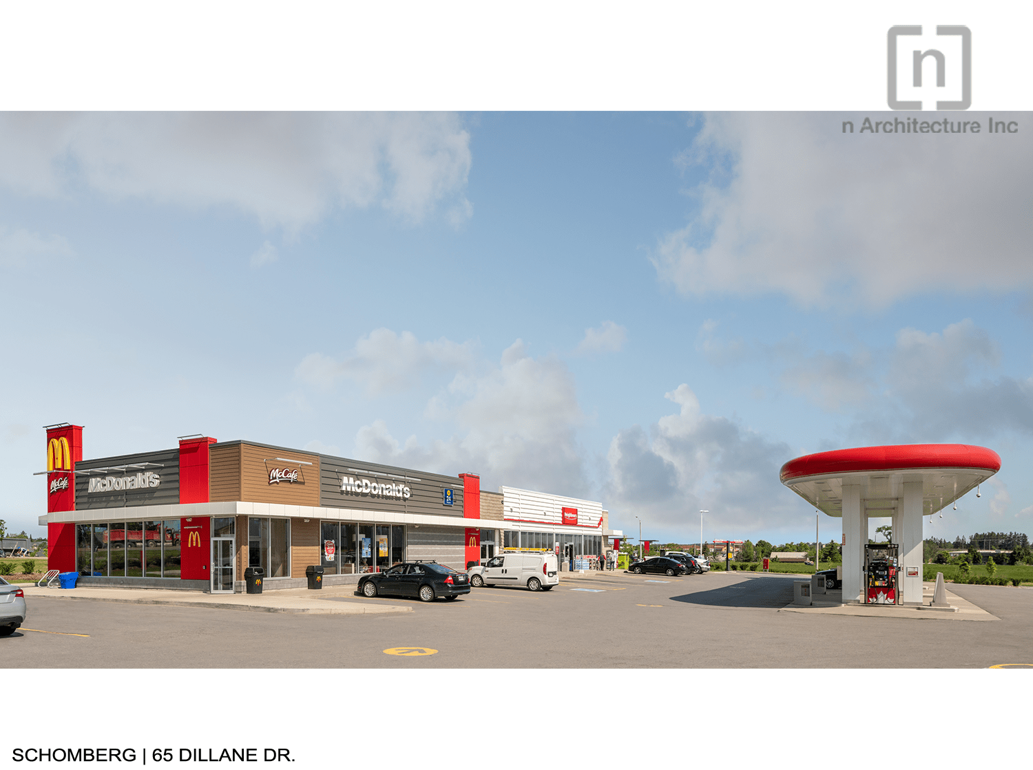McDonald’s & PetroCanada Gas Station in Schomberg, ON By n