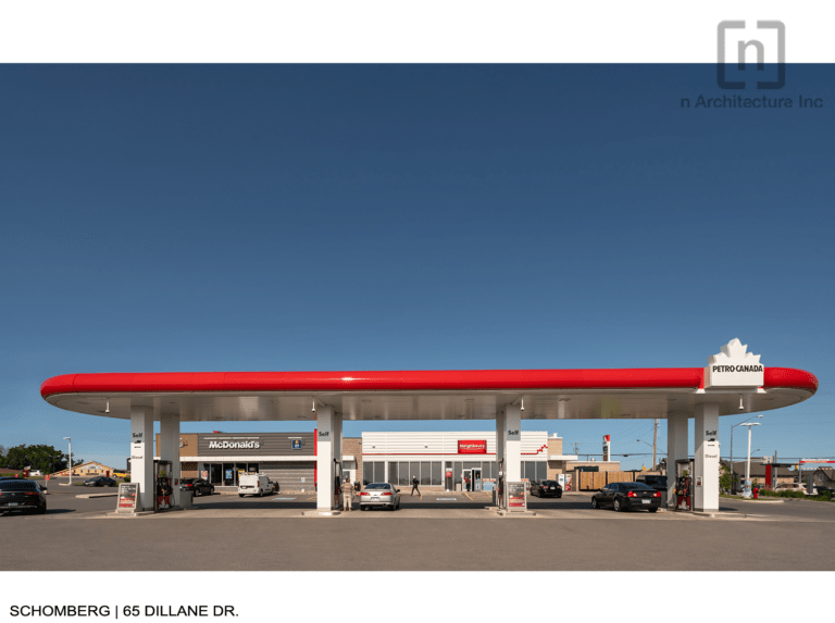 McDonald’s & PetroCanada Gas Station in Schomberg, ON n Architecture Inc