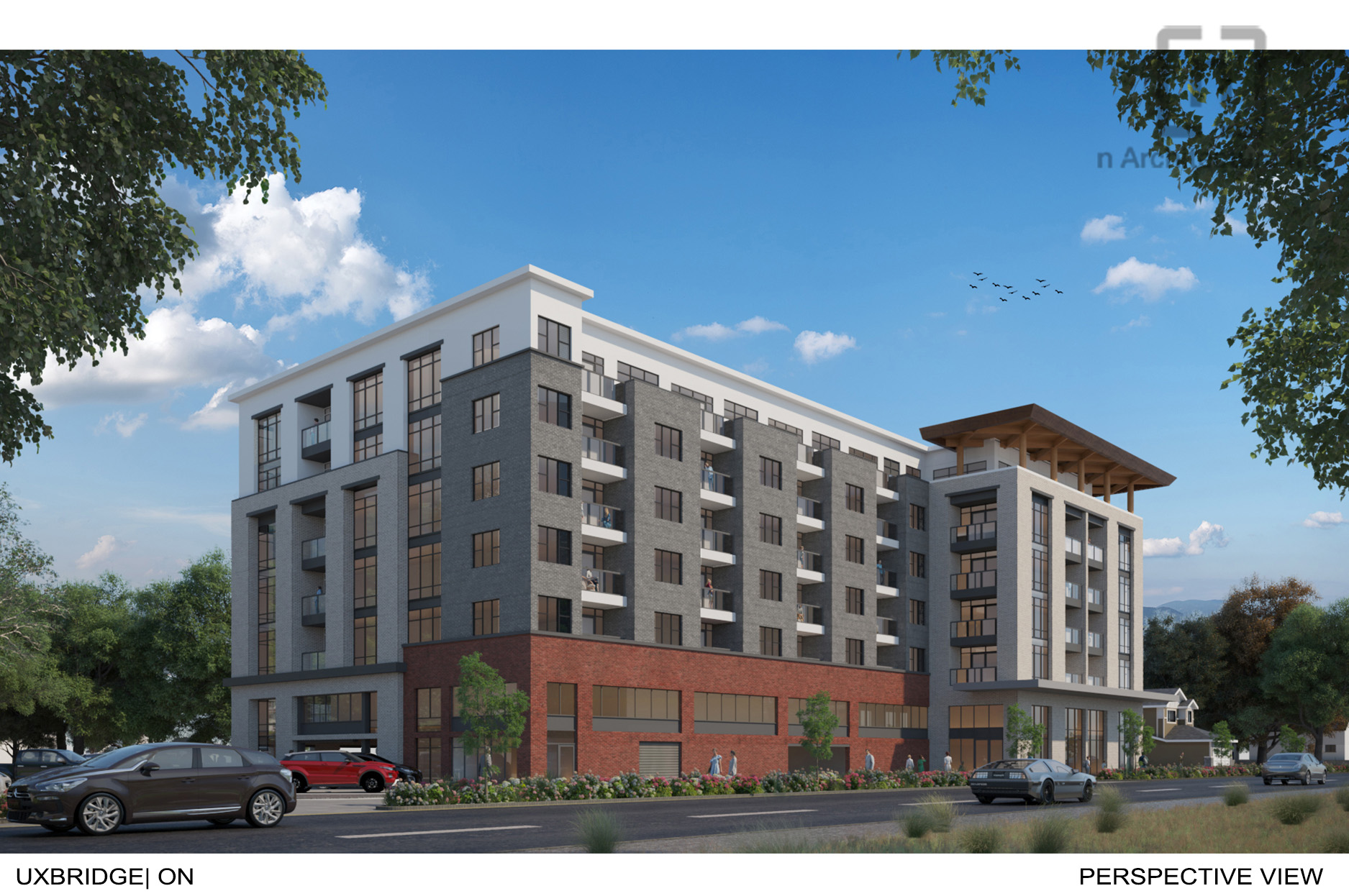 MultiStorey Residential Apartment Building in Uxbridge, Ontario by n