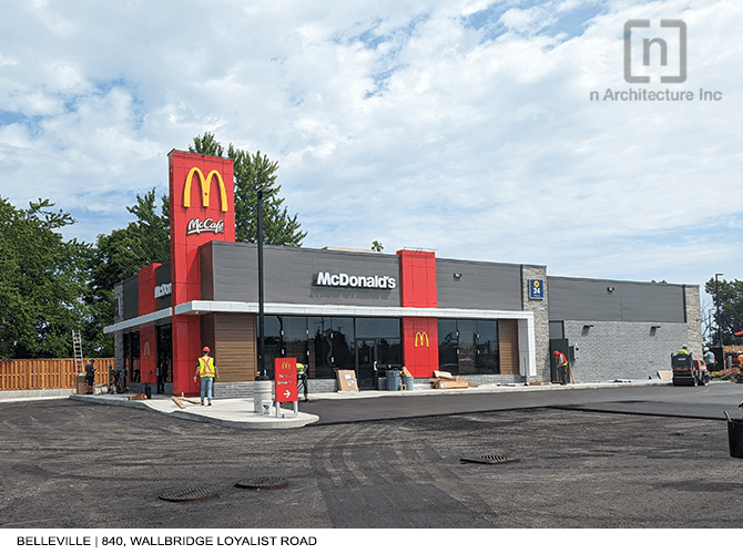 McDonald’s Belleville 840 Wallbridge Loyalist Road n Architecture Inc