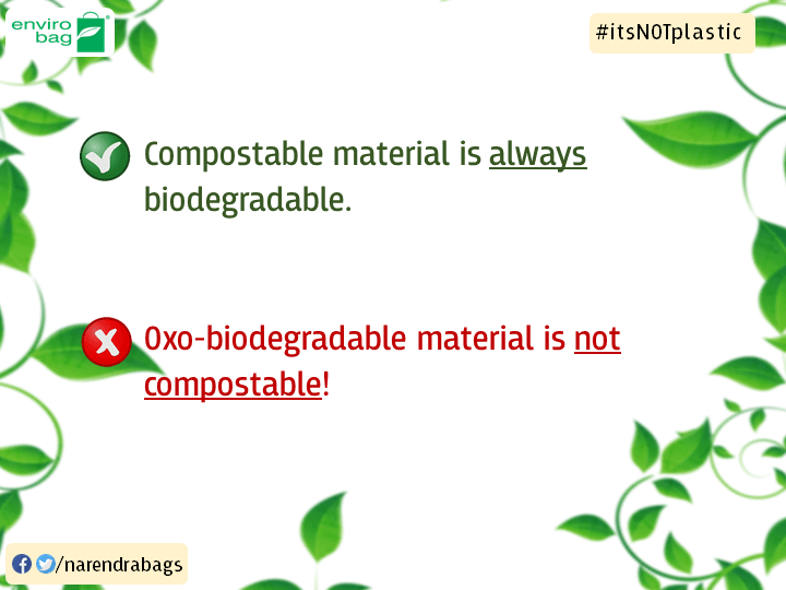 Compostable vs OxoBiodegradable 3 Compostable bags are truly