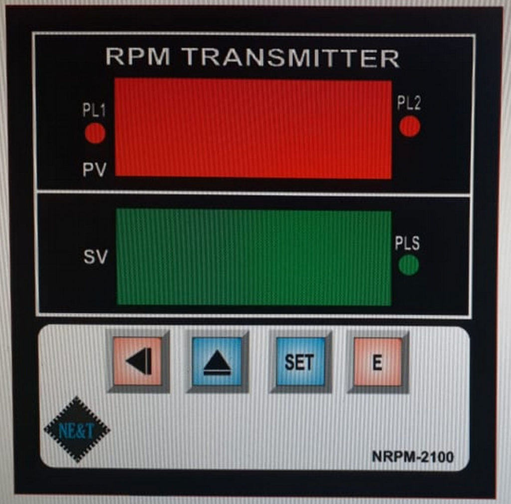 RPM INDICATORTRANSMITTER Model NRPM2100 Narendra Electronics