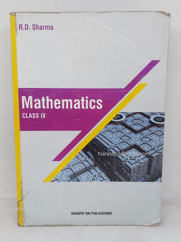 Mathematics for Class 9 R D Sharma Naresh Old Books Seller & Purchaser