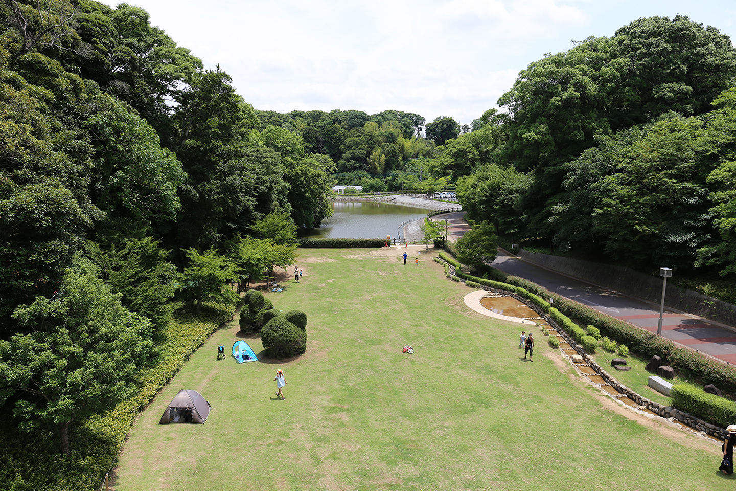 成田市の坂田ヶ池総合公園を散策！！子どもが喜ぶアスレチックにローラーすべり台、大人も遊べるキャンプ場など、楽しさ満載のスポットです