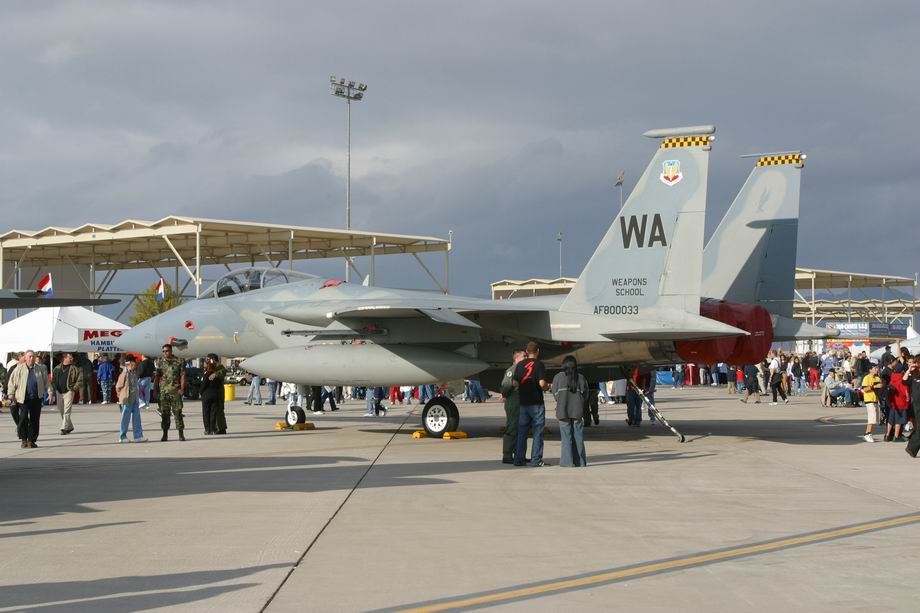 Nellis AFB open house F22 F18E