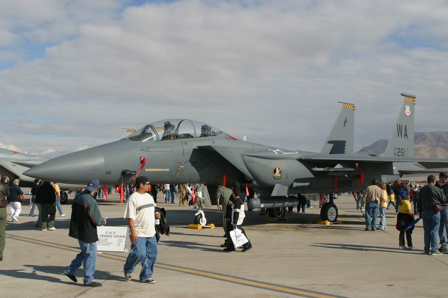 Nellis AFB open house F22 F18E