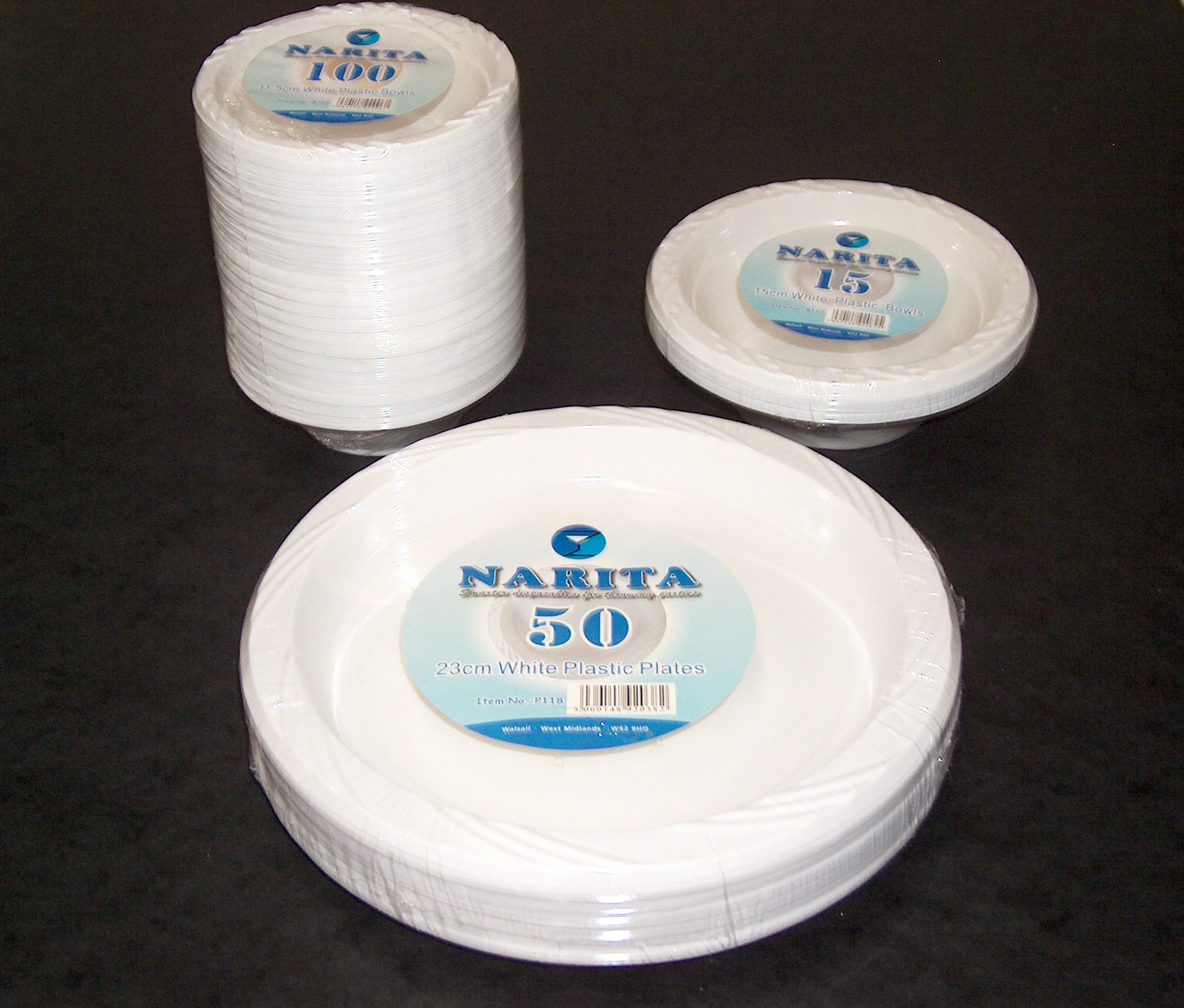 Plastic Plates & Bowls Narita Ltd