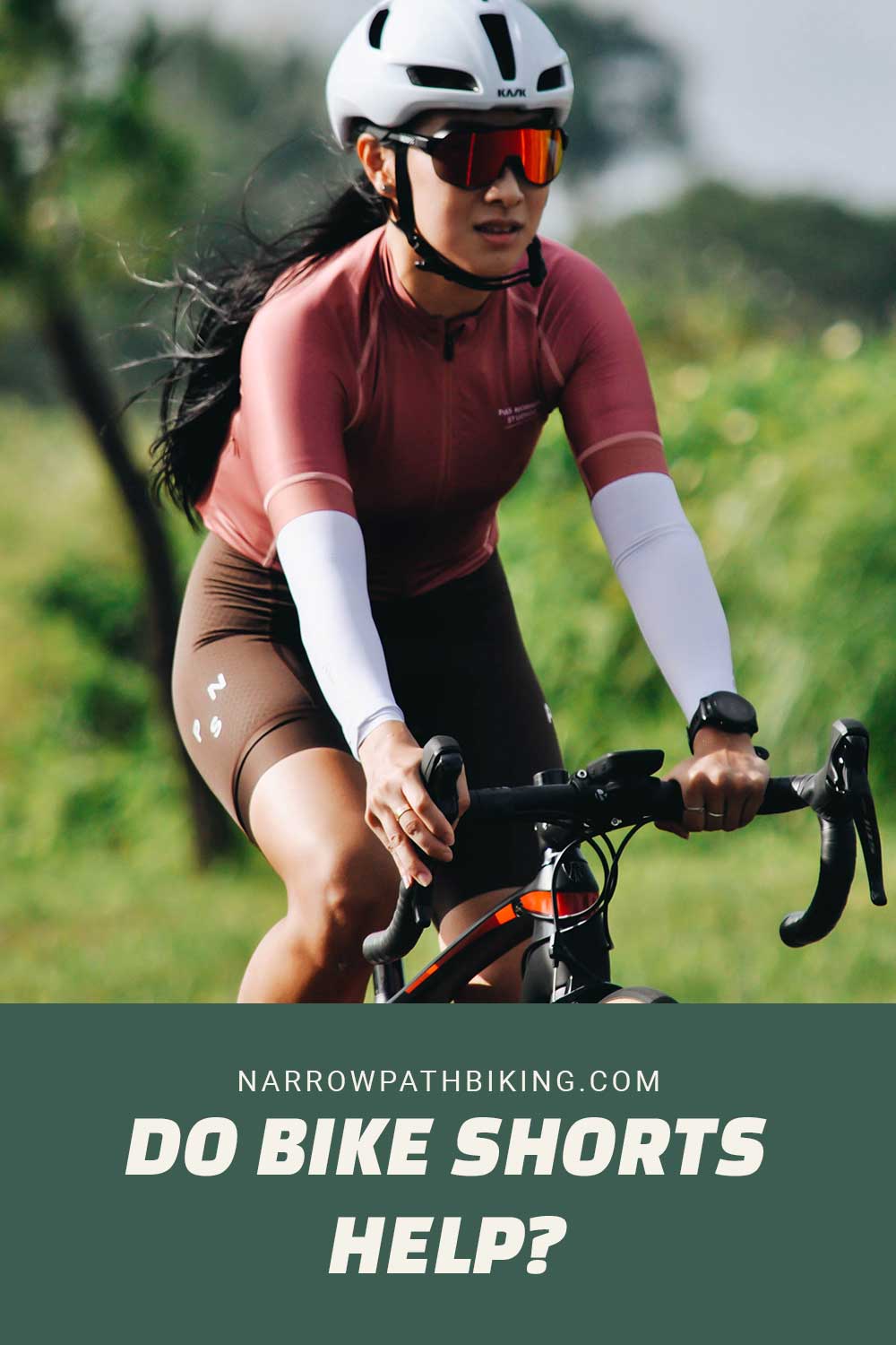 Do Bike Shorts Help? Narrow Path Biking