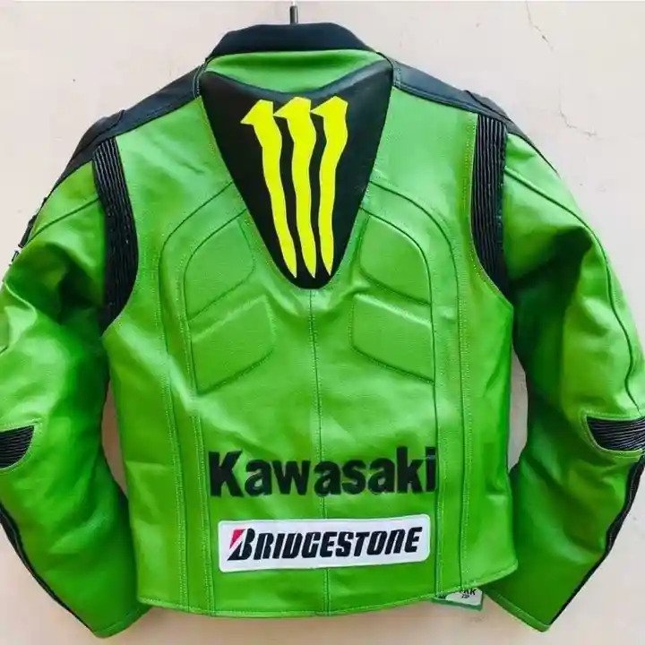 Kawasaki Leather Motorcycle Jacket