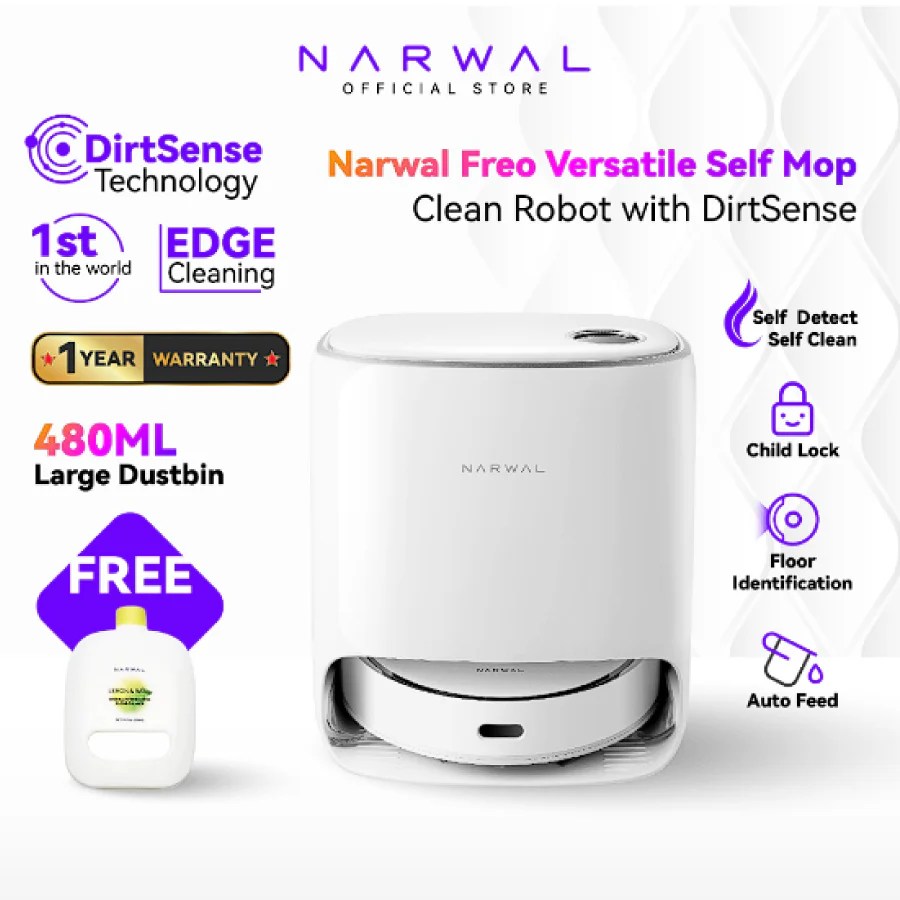 Narwal Freo Versatile Self Mop Clean Robot with DirtSense Narwal