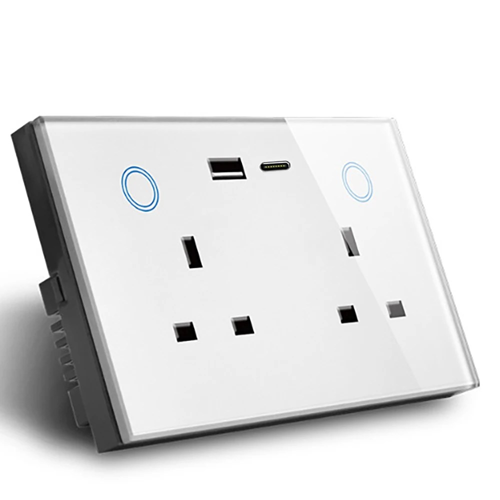 Smart socket with USB and Flash port – Nasani Interiors