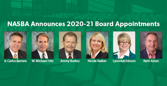 NASBA Announces 202021 Board Appointments NASBA