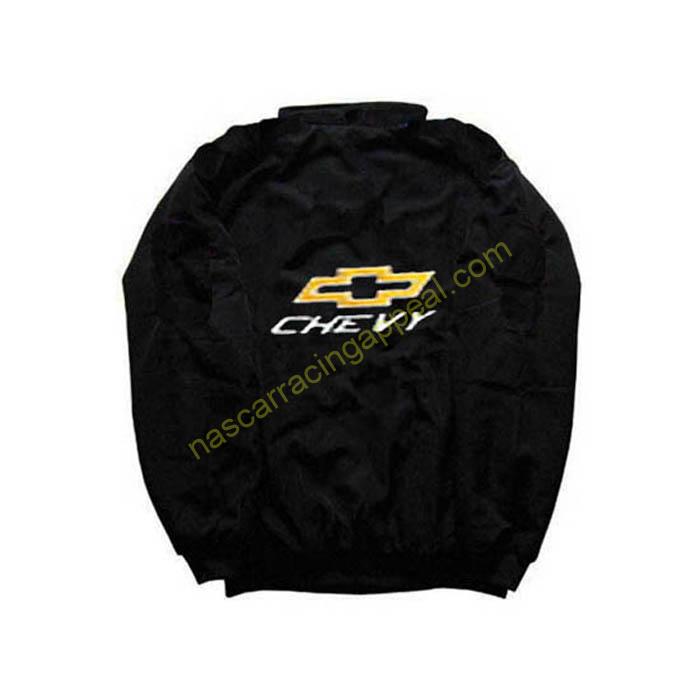 Chevy Chevrolet Racing Jacket Black, NASCAR Jacket, nascarracingappeal