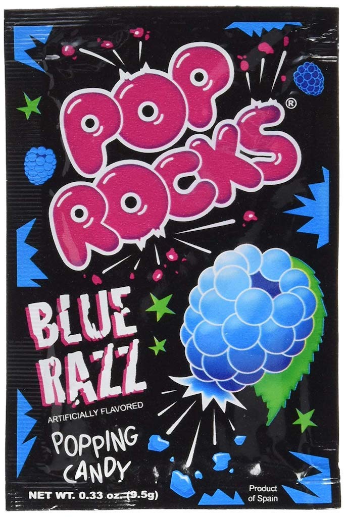 Pop Rocks Blue Razz Popping Candy 95 Gramm Blue Raspberry naschkater