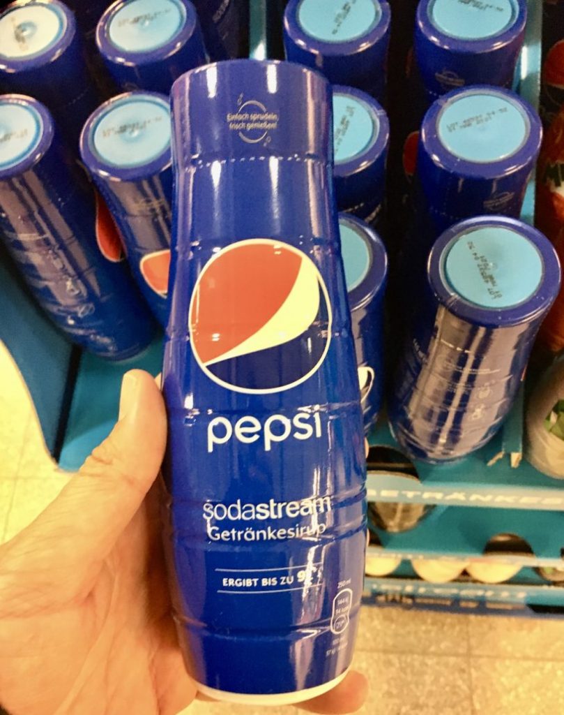 Sodastream pepsi Getränkesirup das Süßigkeiten