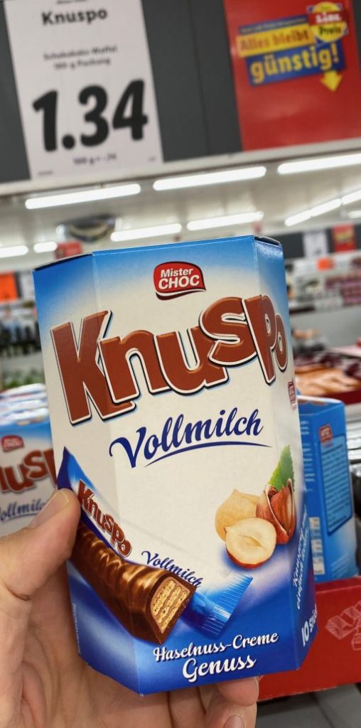 Lidl Mister Choc Knuspo Vollmilch HaselnussCremeGenuss