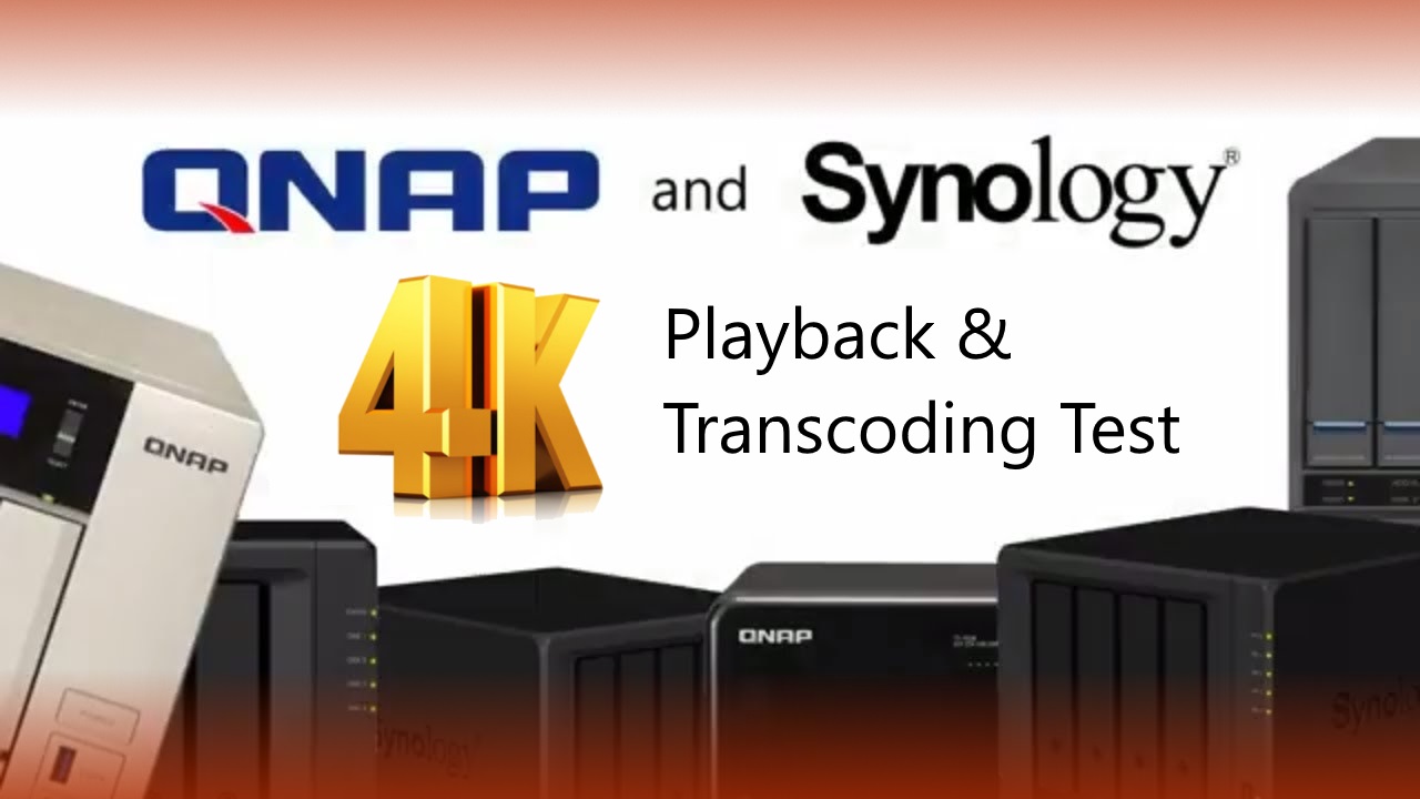 QNAP TS251+ NAS Transcode 4K and 1080p Performance Test featuring H