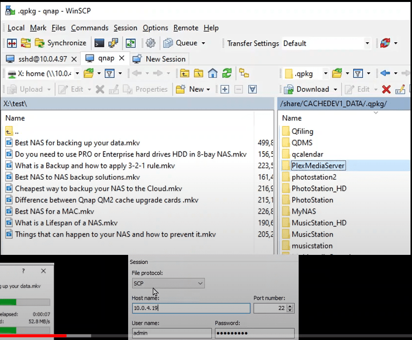 How to delete all PLEX folders from Qnap NAS Compares