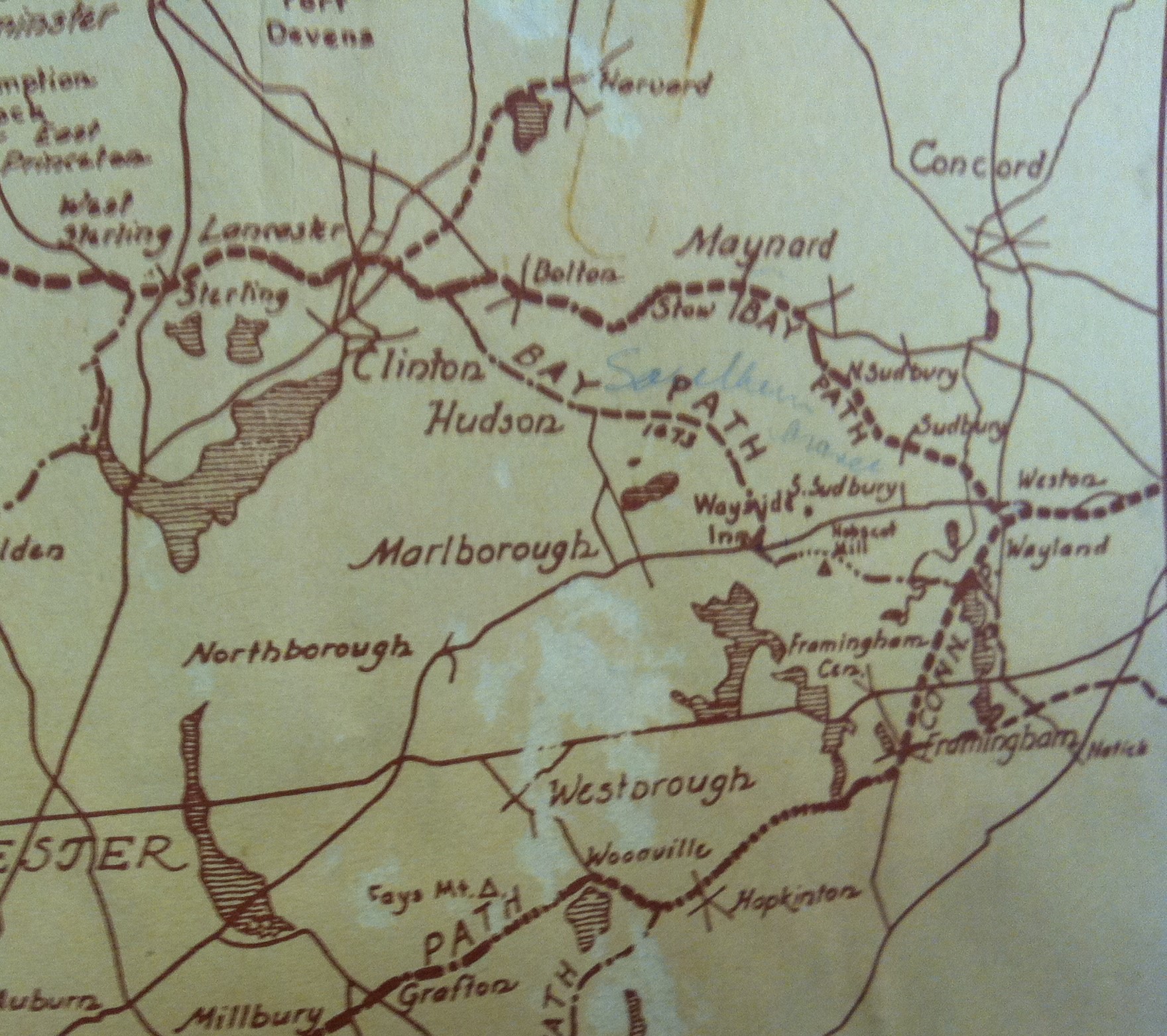 Old Bay Road or Path(s) Nashaway Trail Alpacas