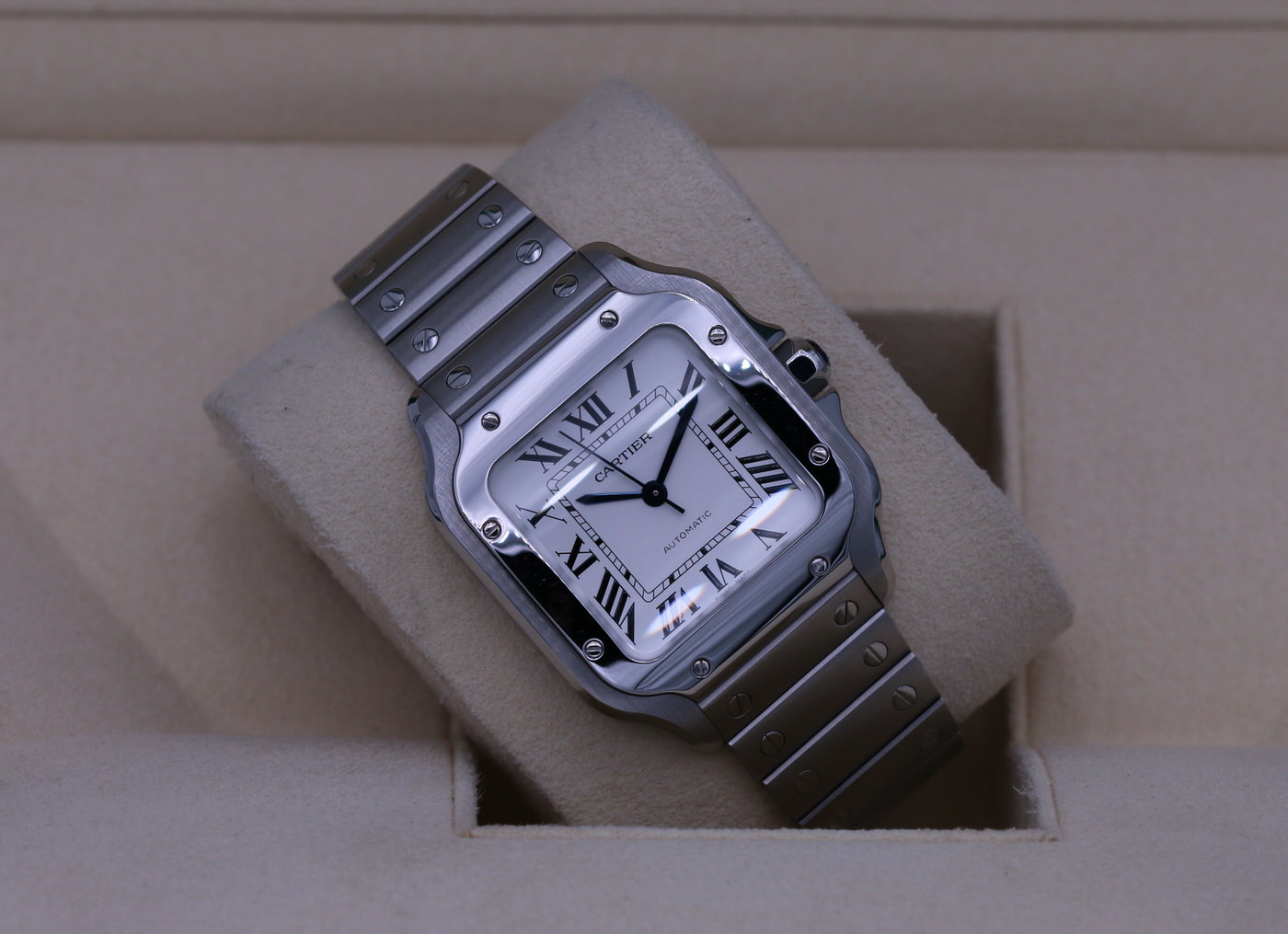 Cartier Santos De Cartier Medium WSSA0029 Stainless Steel Automatic